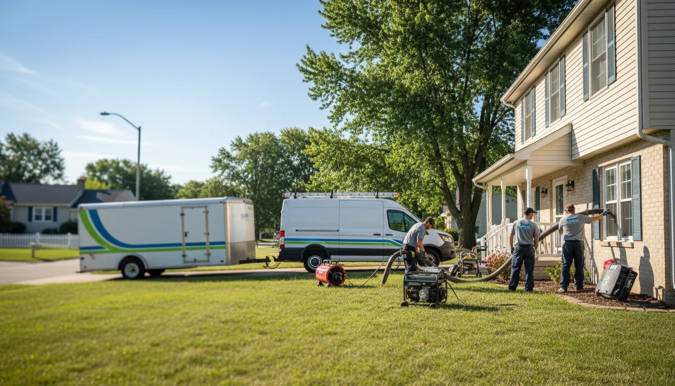 Flooded Basement Restoration And Cleanup With Repair in Vienna, MO near me